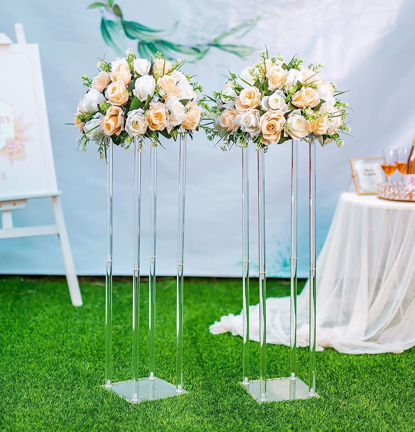 Wedding Centerpiece Crystal Flower Holder