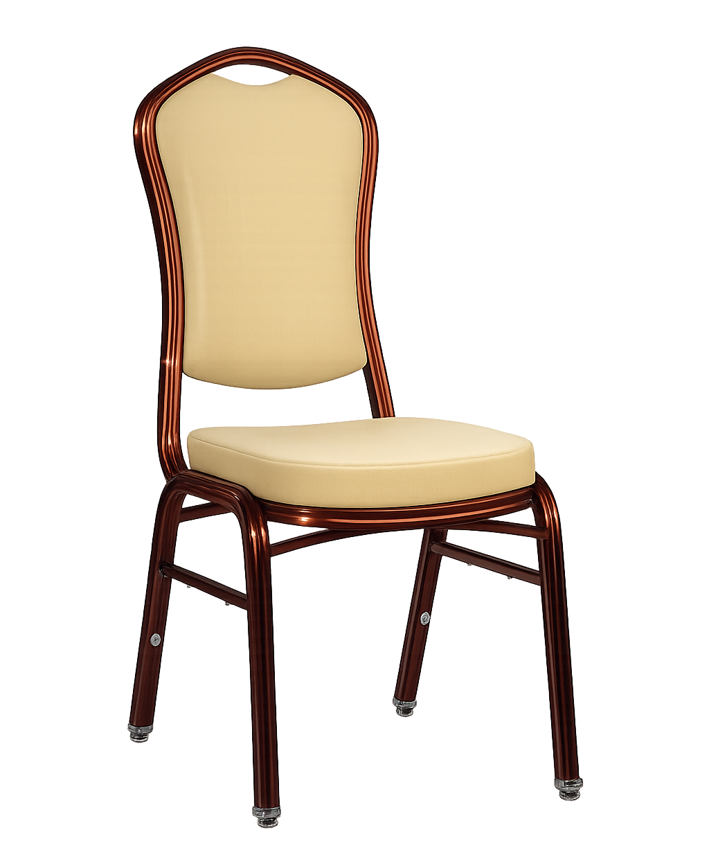 Luxury upholstered banquet chair used in London wedding project