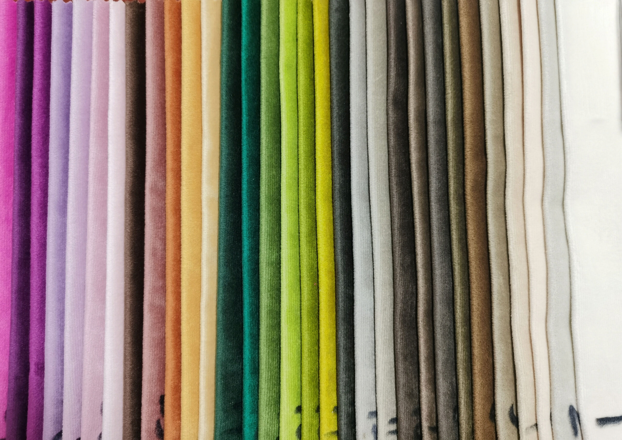 full velvet color swatches range